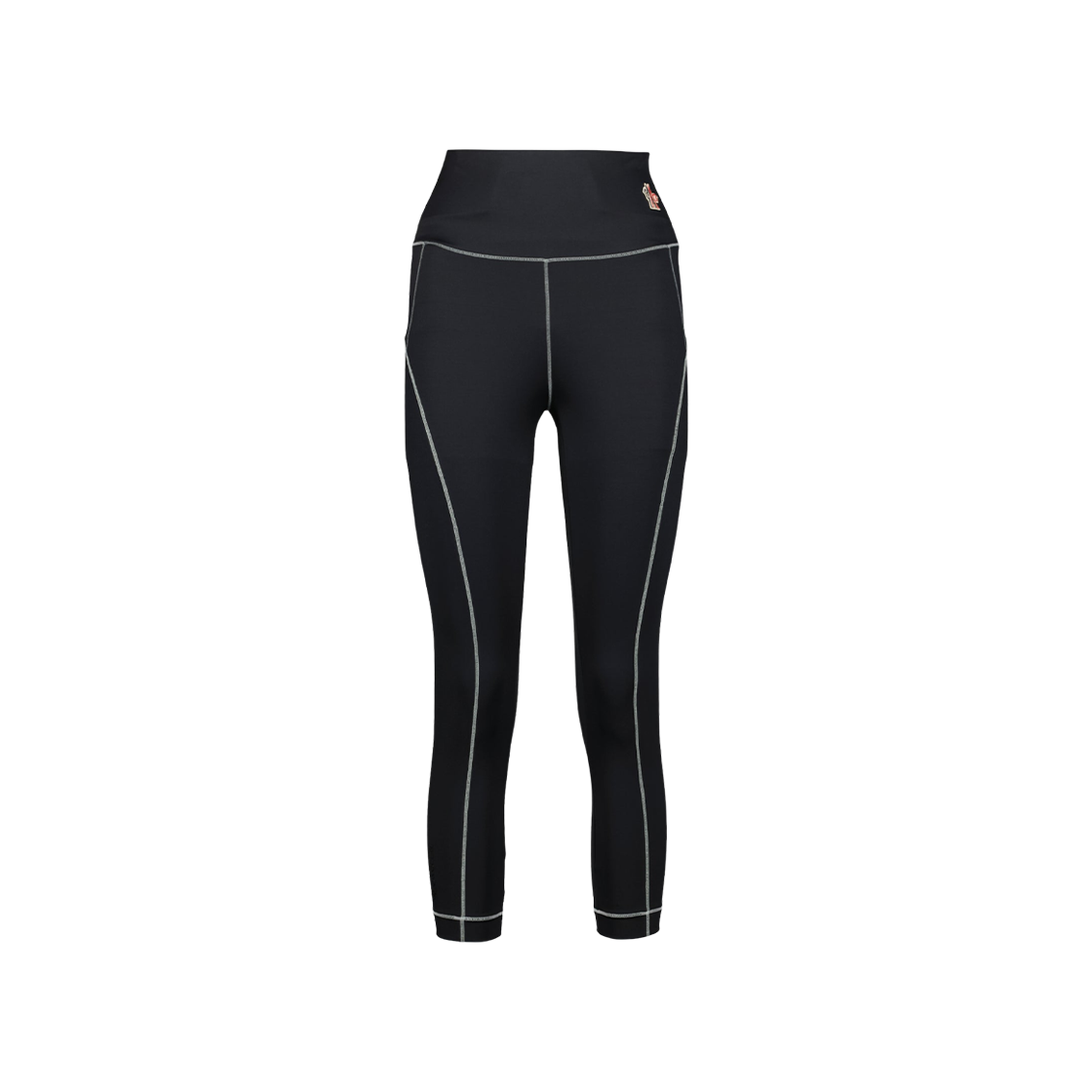 (W) 몽클레르 그레노블 로고 패치 레깅스 블랙 - 25SS((W) Moncler Grenoble Logo Patch Leggings Black - 25SS)