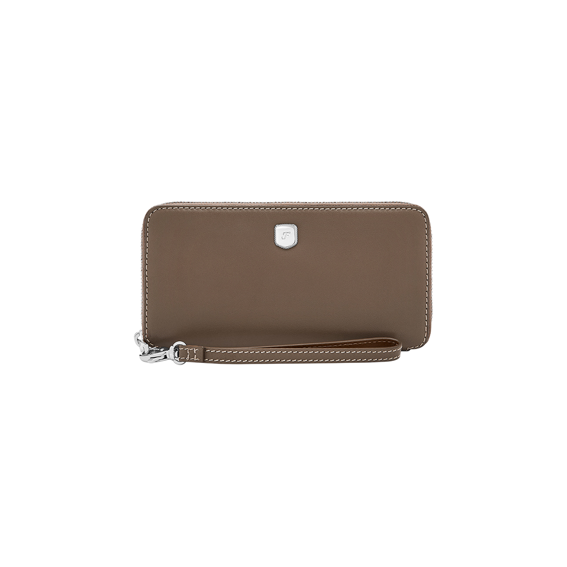 파슬 레녹스 집 컨티넨탈 월렛 스모크(Fossil Lennox Zip Continental Wallet Smoke)