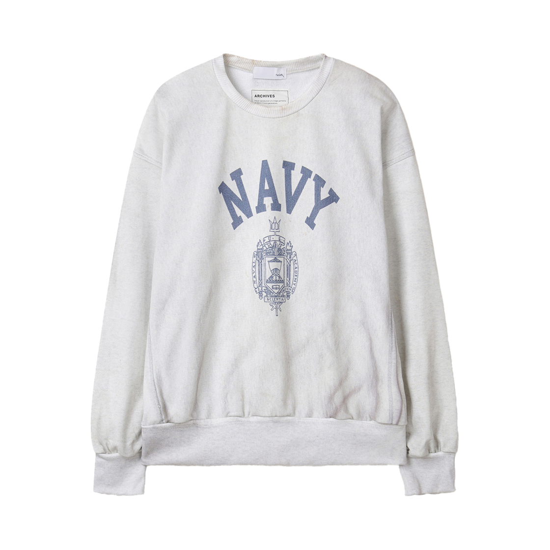 SVTAW25201GYL SERIES Trompe L'Œil Sweatshirt Light Gray