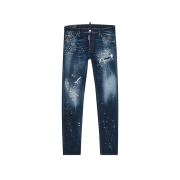Dsquared2 Cool Guy Paint Straight Jeans Blue