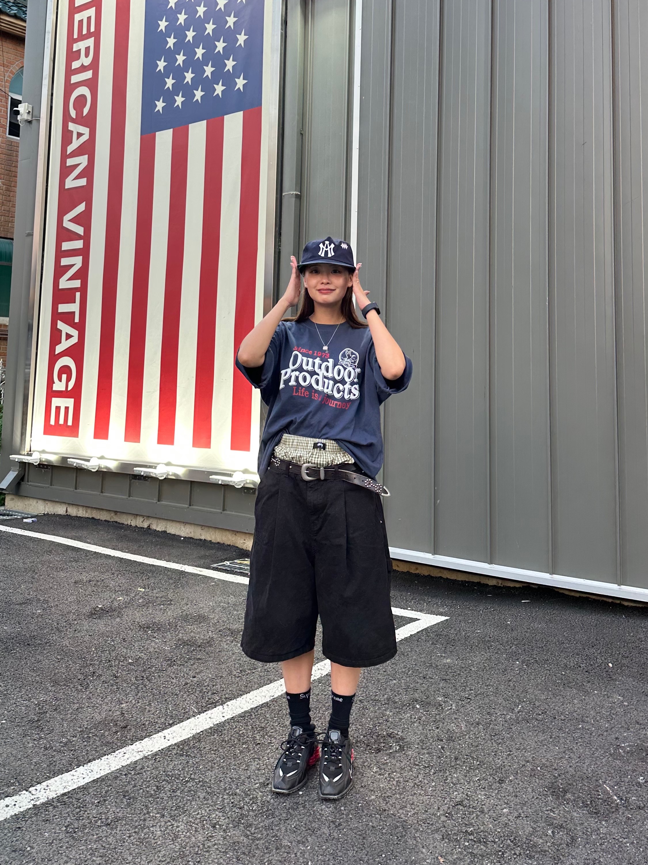 Nike x Martine Rose Shox MR4 Black, Stussy Boxer Shorts Multi (3 Pack) 착용 스타일 - 3