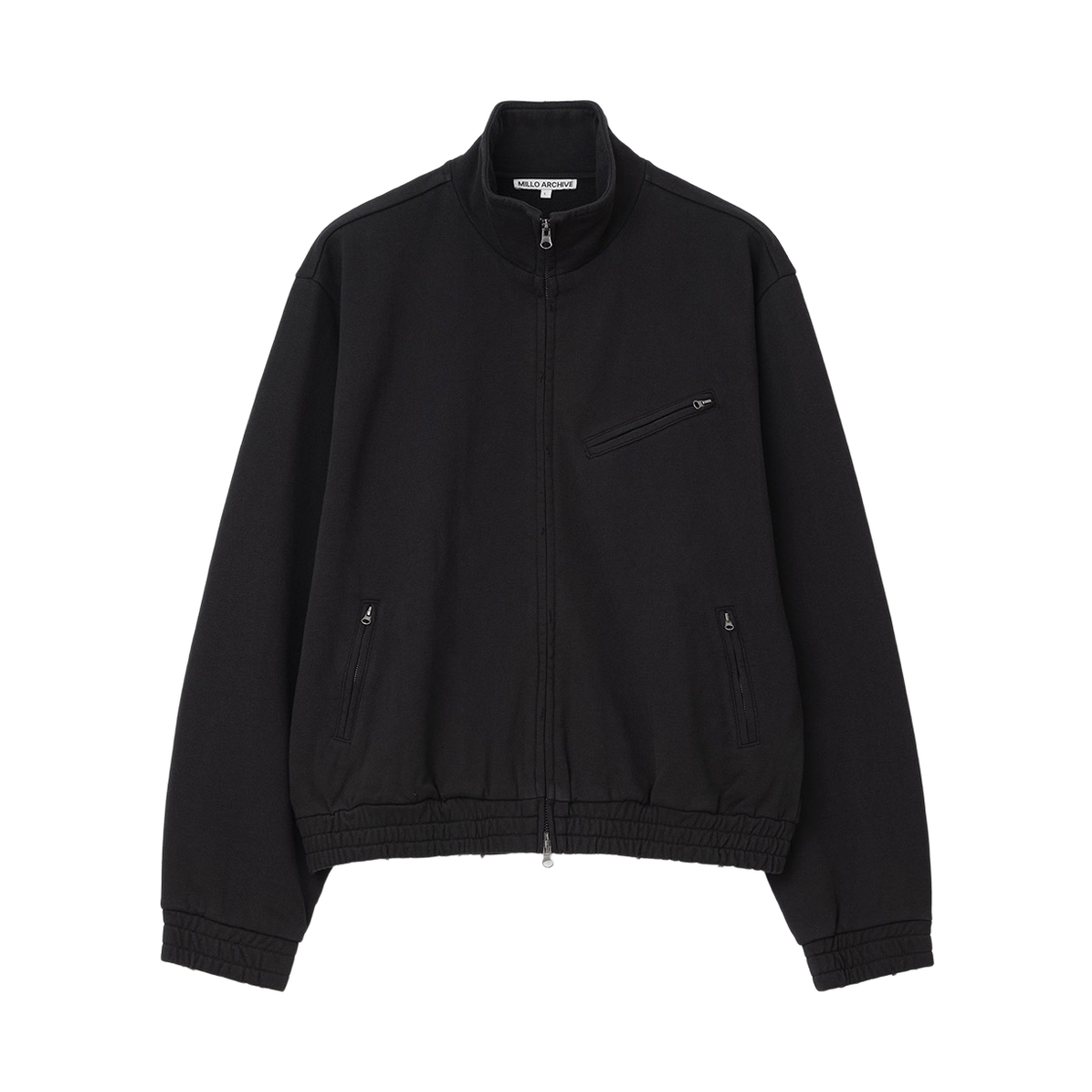 밀로 아카이브 크레이들 스웻 자켓 블랙