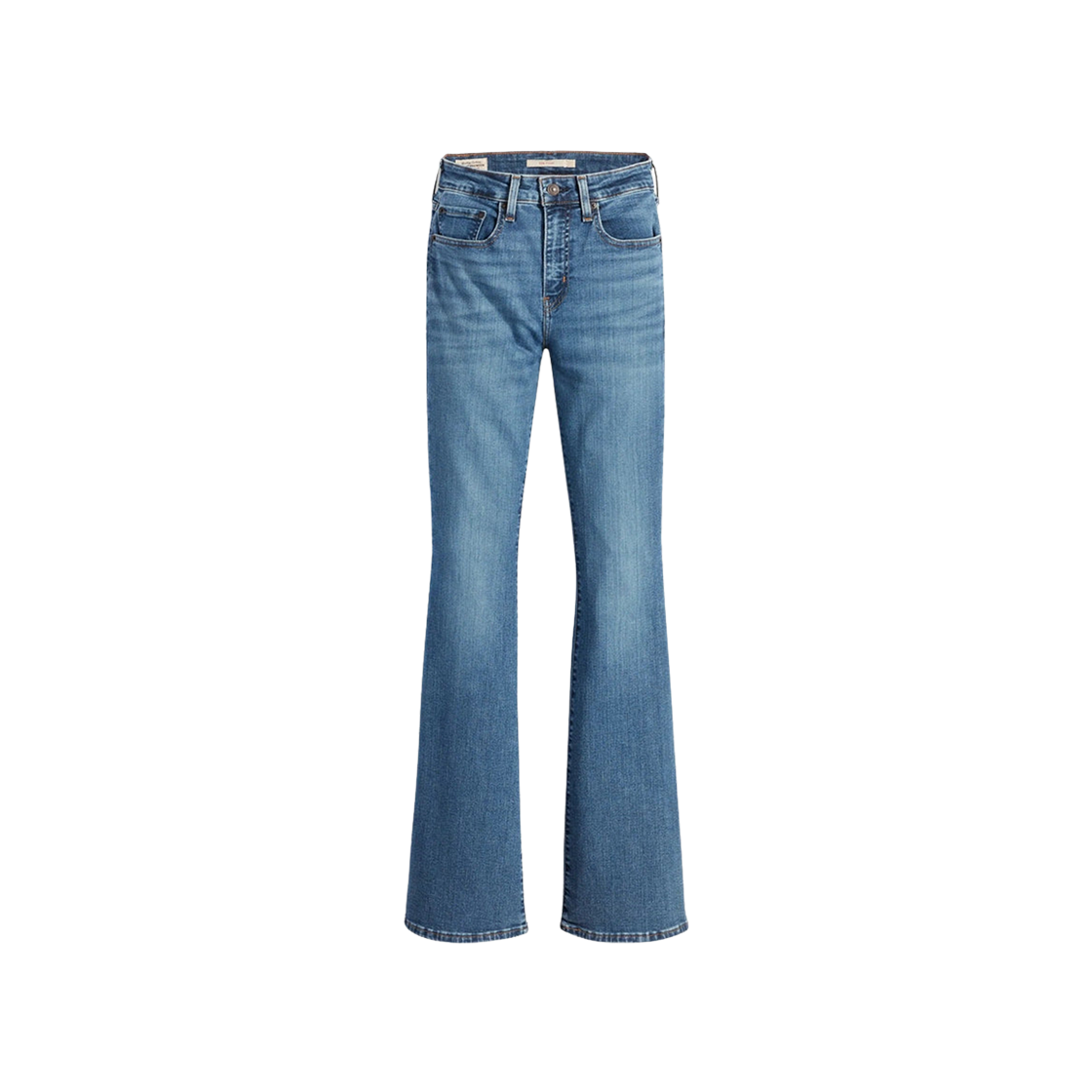(W) 리바이스 726 하이 라이즈 플레어 진 블루((W) Levi's 726 High Rise Flare Jeans Blue) - 1
