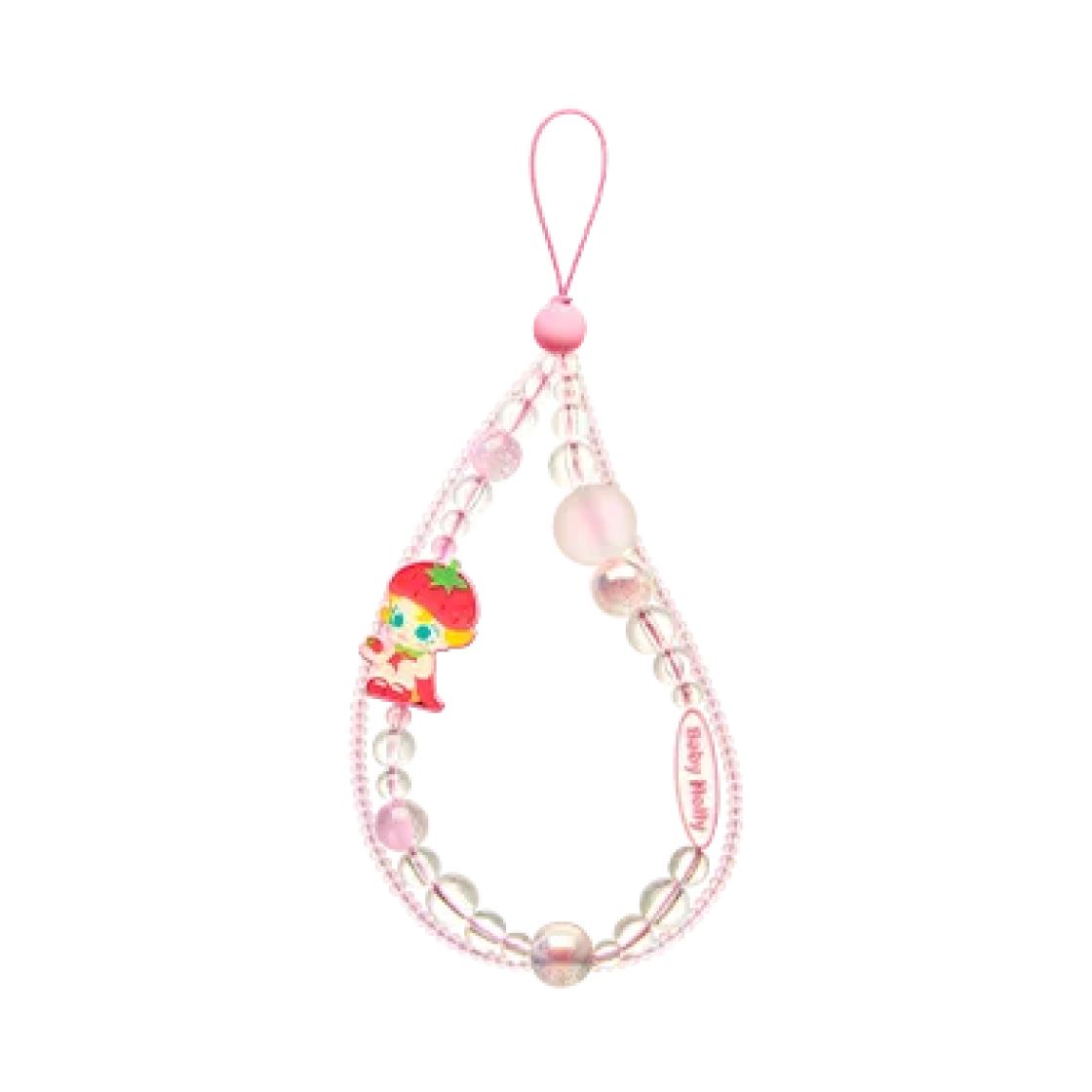 팝마트 베이비 몰리 달콤한 과일향 시리즈 폰 참 딸기 큐티 파이 (개봉 박스)(Pop Mart Baby Molly Fruity Aroma Series Phone Charm Strawberry Cutie Pie (Opened Case)) - 1