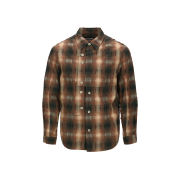 ADSB Andersson Bell Check Layered Shirts Brown