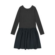 COYSEIO 2Way Shirring One Piece Blue Charcoal