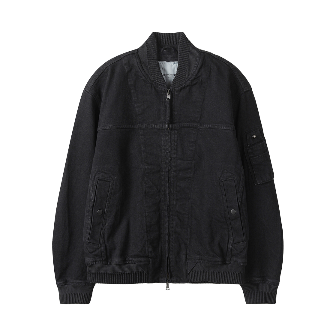 시리즈 스모킹 데님 MA-1 블랙(SERIES Smoking Denim Ma-1 Black)