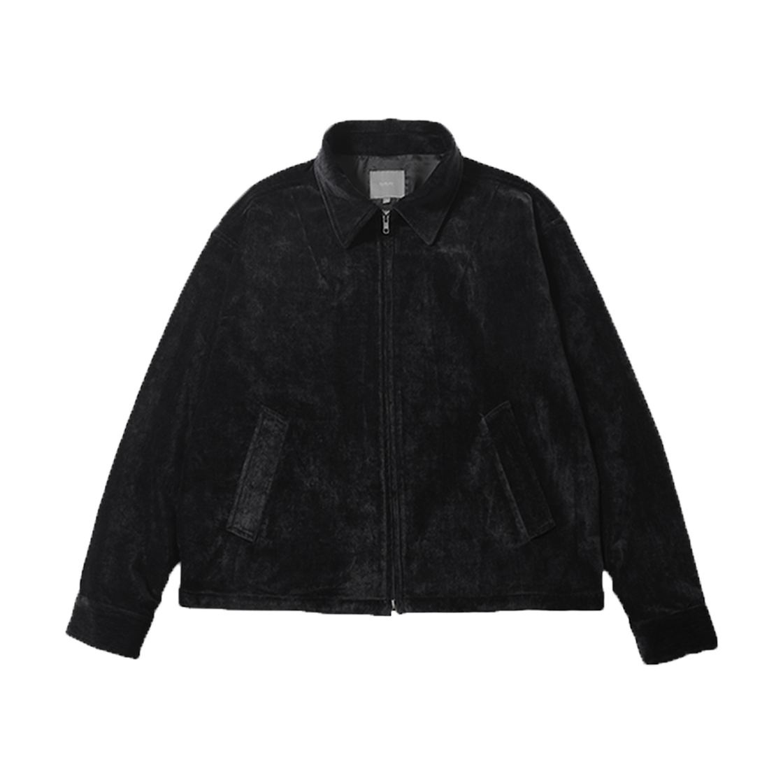 BAL017 Ballute Supple Velvet Blouson Black