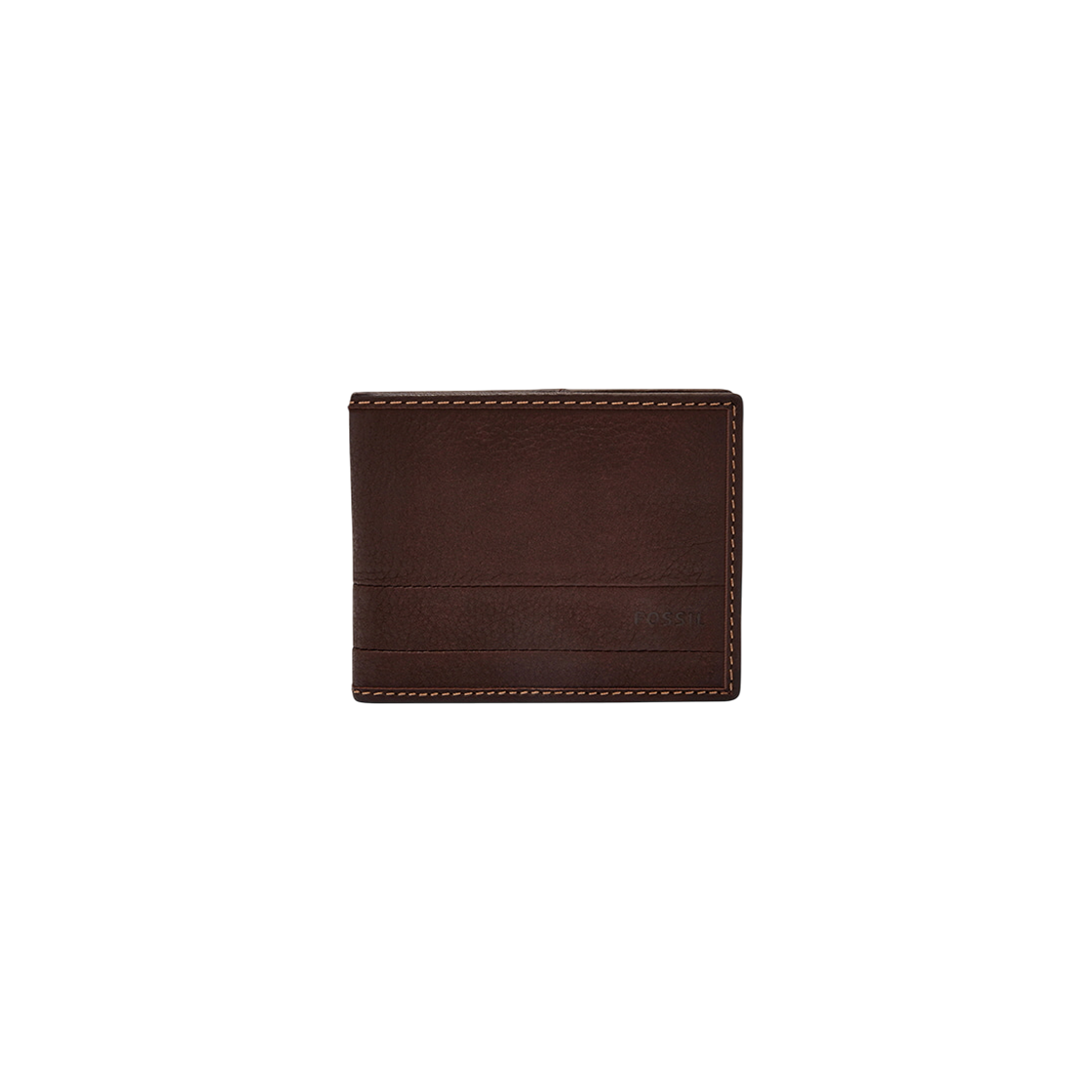 파슬 러프킨 반지갑 다크 브라운(Fossil Lufkin Bifold Dark Brown)