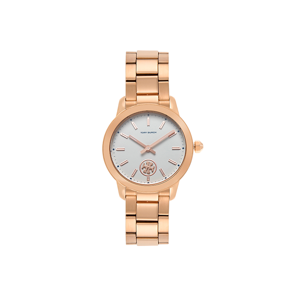 (W) 토리버치 콜린스 스테인리스 스틸 시계 로즈골드((W) Tory Burch Collins Stainless Steel Watch Rose Gold)