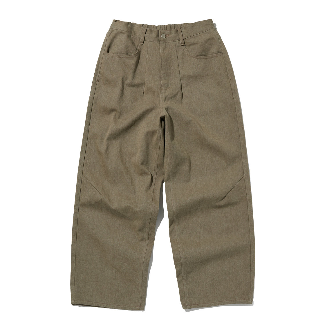 KM25AWPT02-BEG Keymisery Finger Logo Balloon Easy Pants - Beige