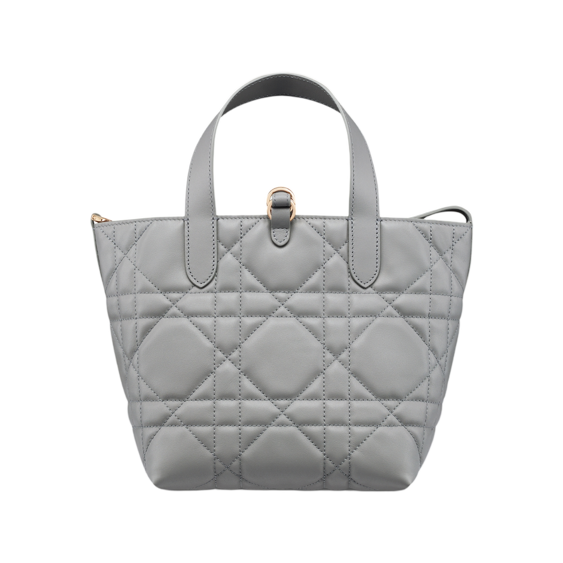 디올 뚜주흐 스몰 버티컬 토트백 매크로까나쥬 카프스킨 앤트러사이트 그레이(Dior Toujours Small Vertical Tote Bag In Macrocannage Calfskin Anthracite Grey) - 3
