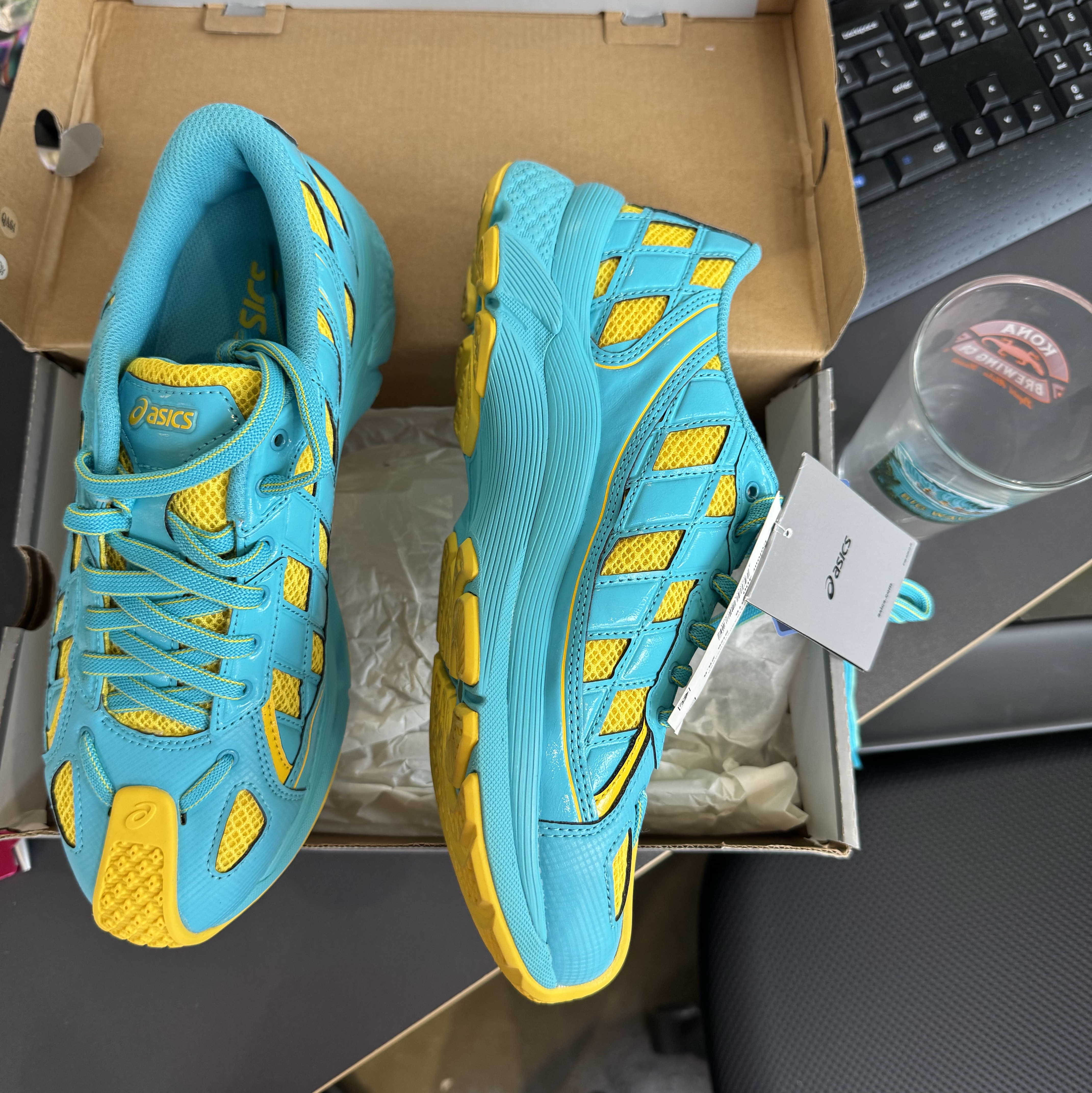Asics x Kiko Kostadinov Gel-Kiril Ice Mint 착용 스타일