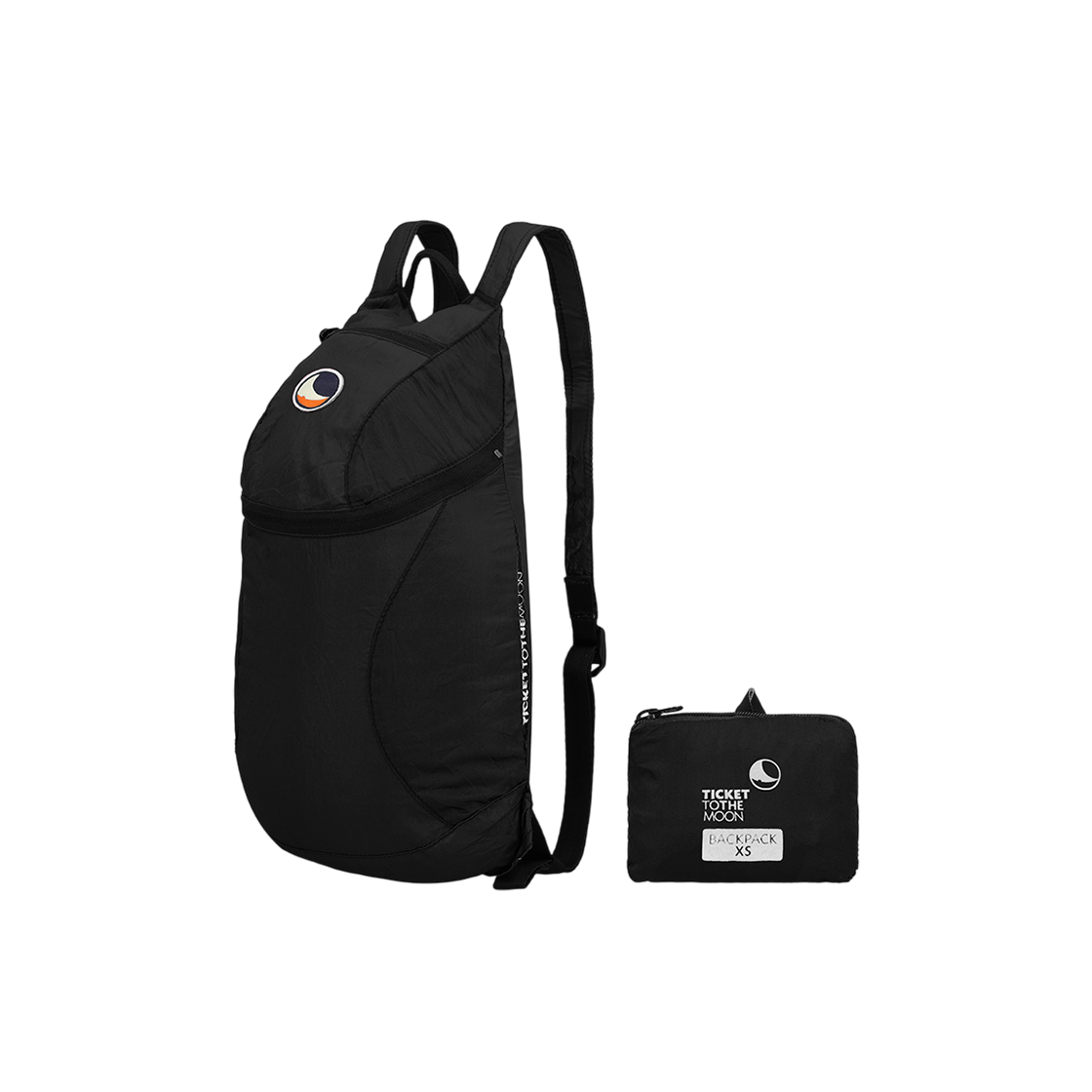 티켓투더문 엑스스몰 백팩 6L 블랙(Ticket to the Moon Backpack XS Black (6L))
