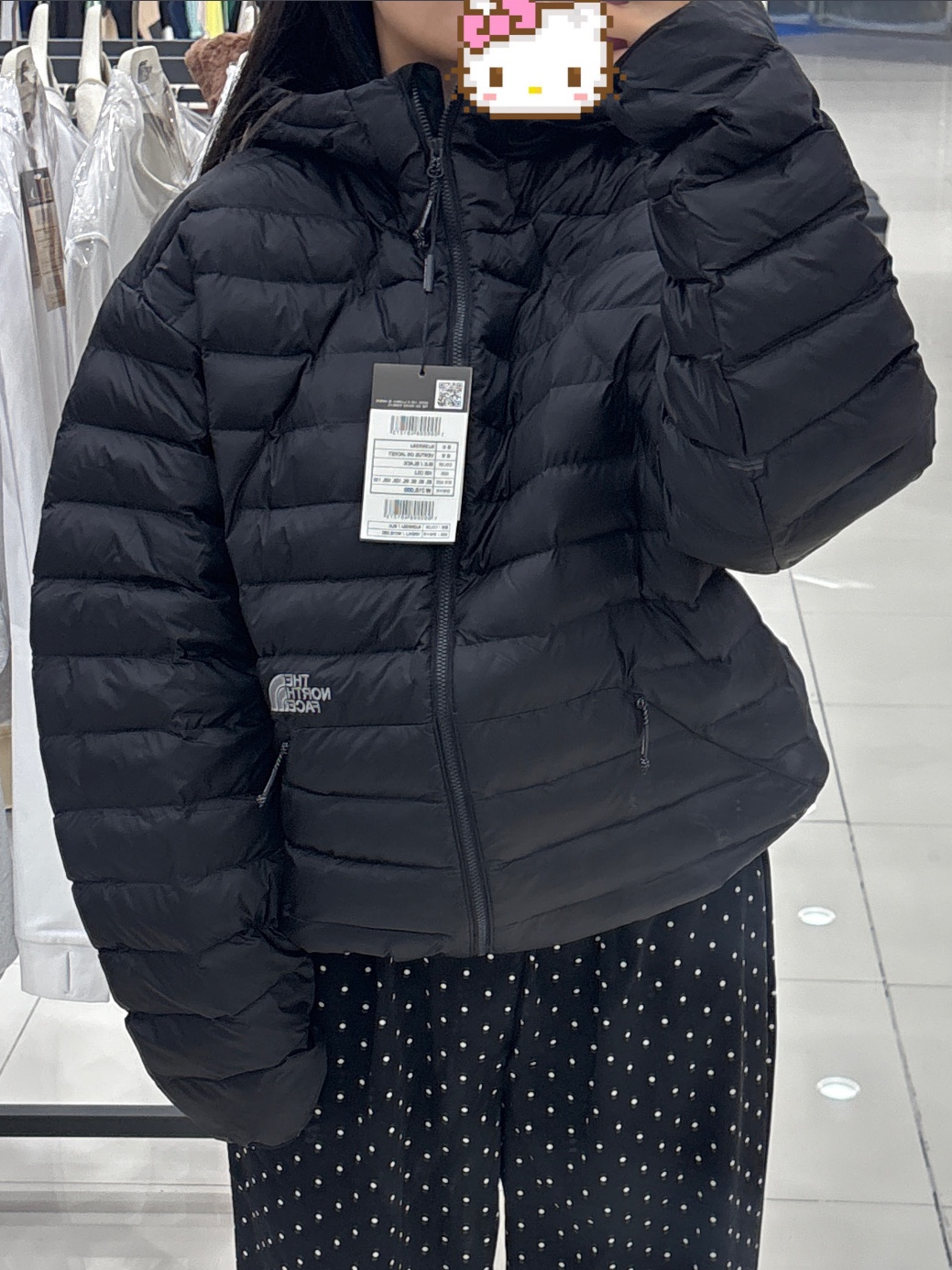The North Face Ventus On Jacket Black 착용 스타일