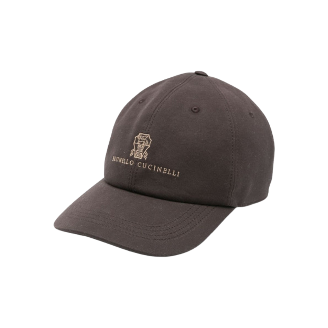 M252D9850-CHH86 Brunello Cucinelli Suede Leather Baseball Cap Brown