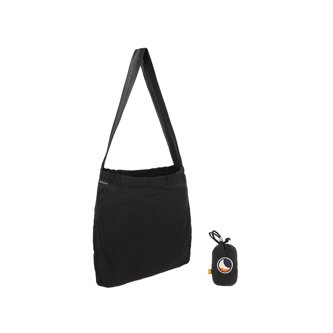 티켓투더문 에코백 미디엄 15L 블랙(Ticket to the Moon Eco Bag Medium Black (15L))