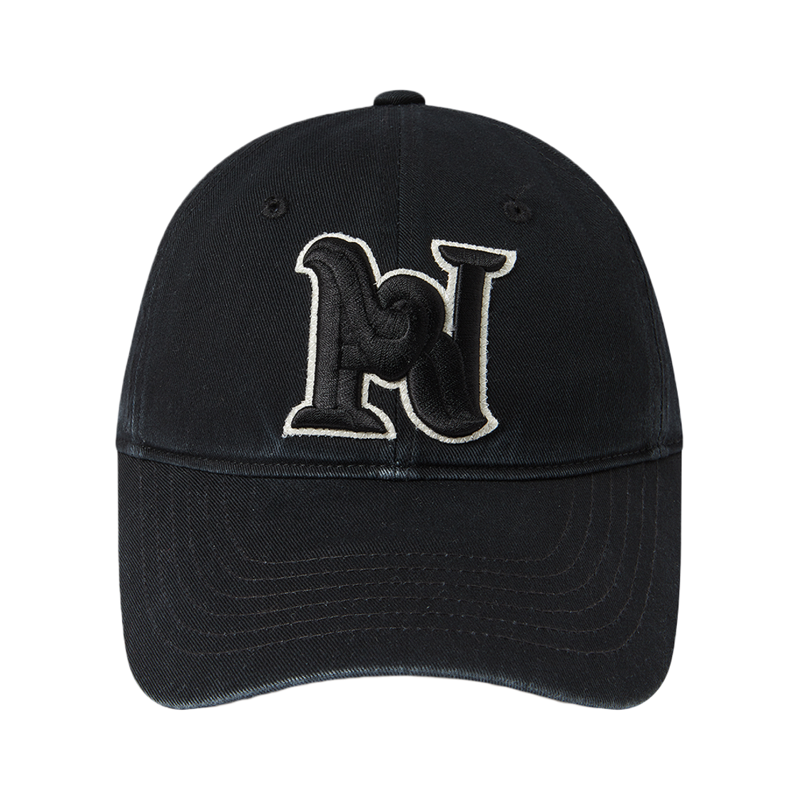 NV25FACA02BK N ARCHIVE Heritage Logo Washed Chino Cap Black