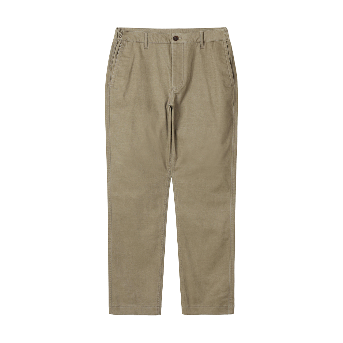 SAPNW25521BEX SERIES Satin Spandex Brushed Cation Straight Pants Beige