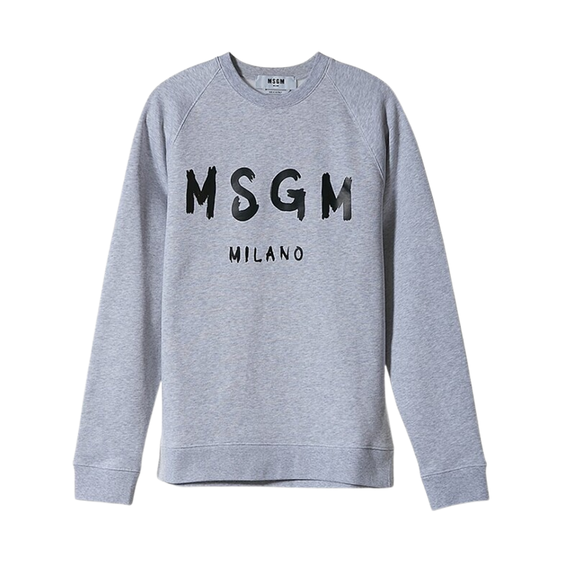 2940MM104-207597-94 MSGM Milano Fleece Sweatshirt Grey