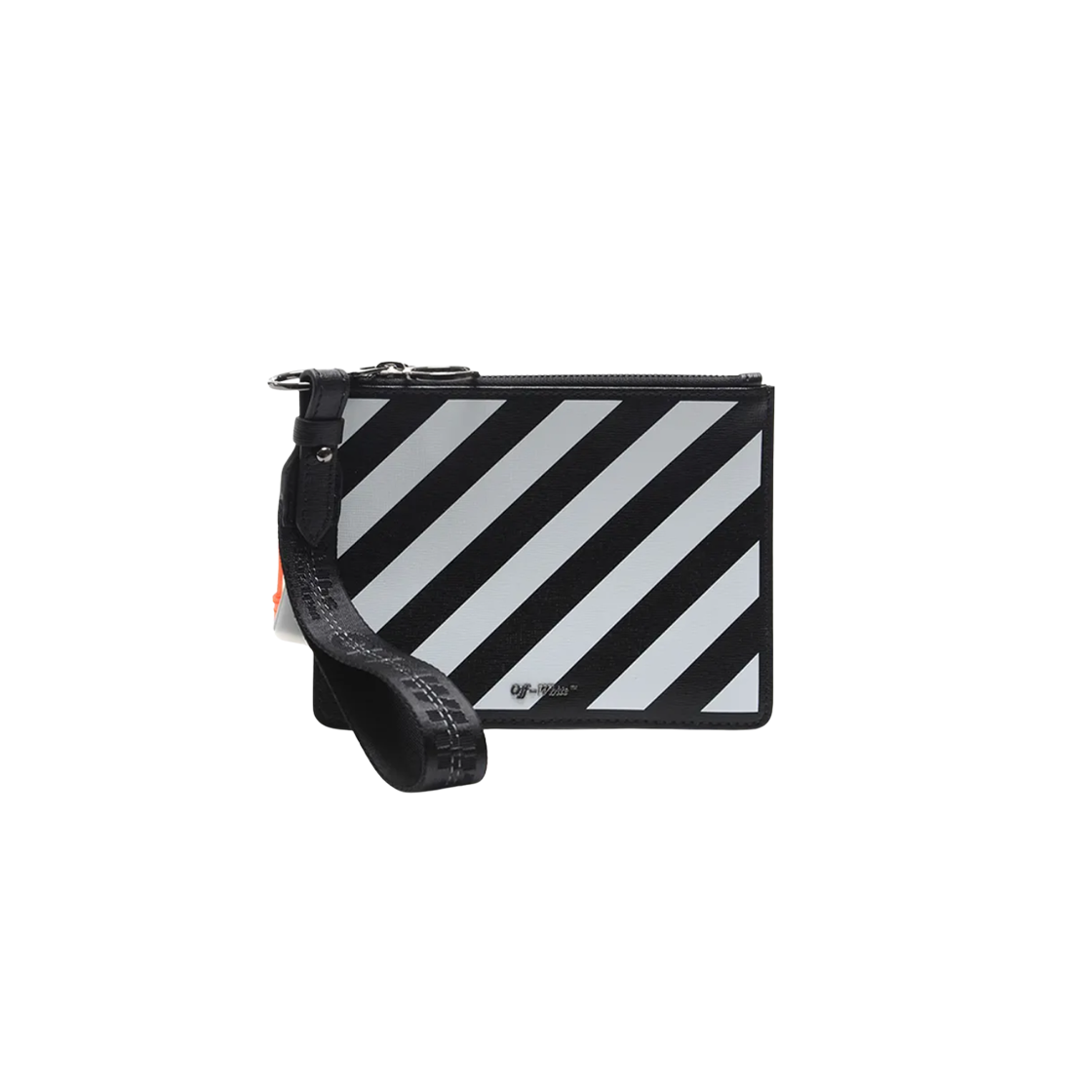 OWNA048S20LEA0011001 Off-White Diag Clutch Black