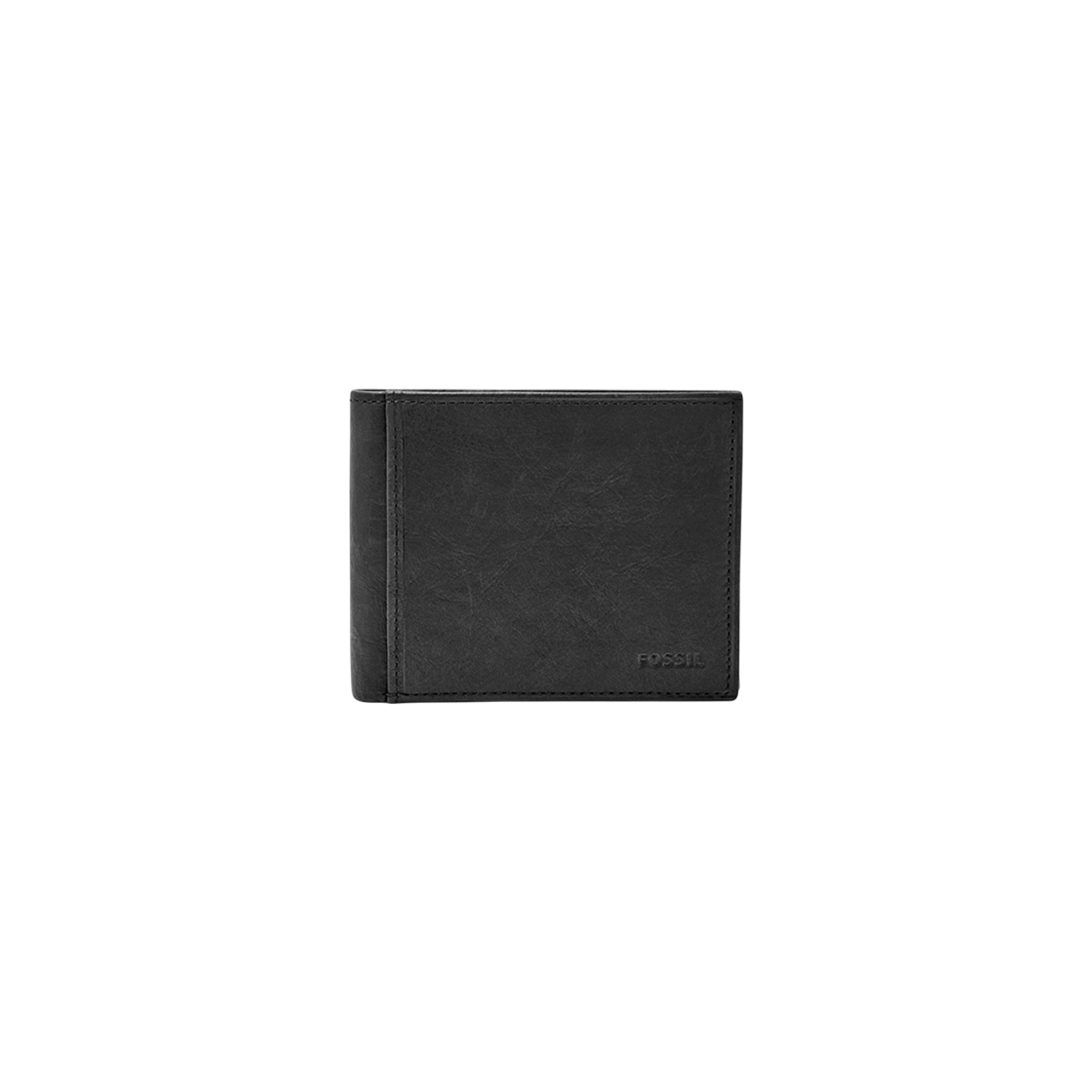 파슬 인그램 레더 RFID 플립 ID 지갑 블랙(Fossil Ingram Leather RFID Bifold with Flip ID Wallet Black)