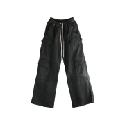 Rick Owens Double Cargo Jumbo Belas Pants Black Wax