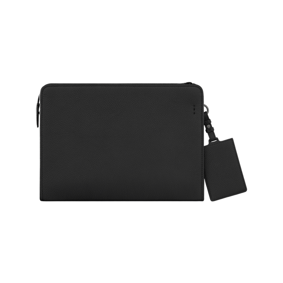 디올 CD 아이콘 A5 트라이앵글 파우치 그레인드 카프스킨 블랙 매트(Dior CD Icon A5 Triangle Pouch Grained Calfskin Black Matte) - 3