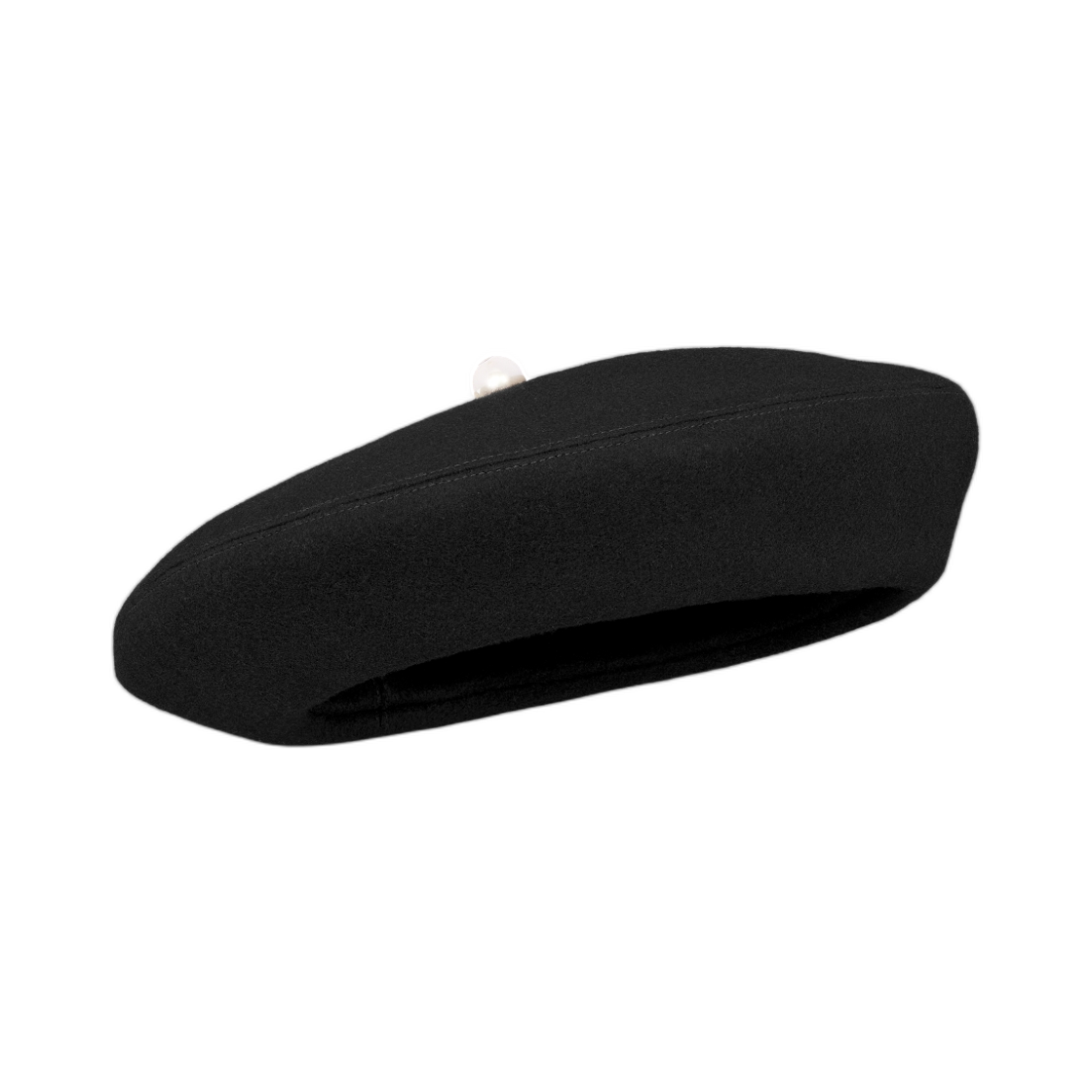 CPD00172EWOP-C900 (W) Dior Paris Beret In Wool Blend Black