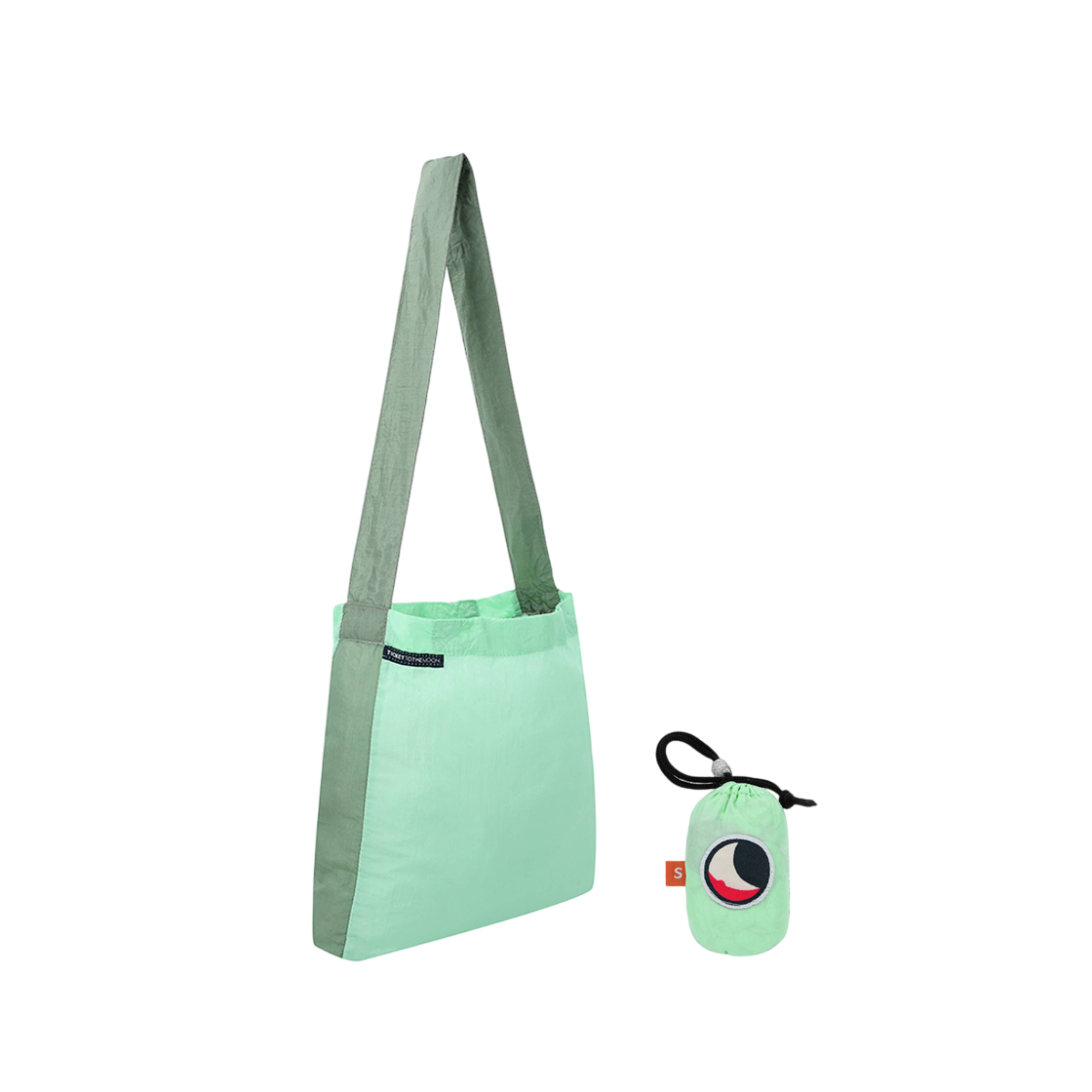 티켓투더문 에코백 스몰 10L 민트 제이드그린(Ticket to the Moon Eco Bag Small Mint Jade Green (10L))
