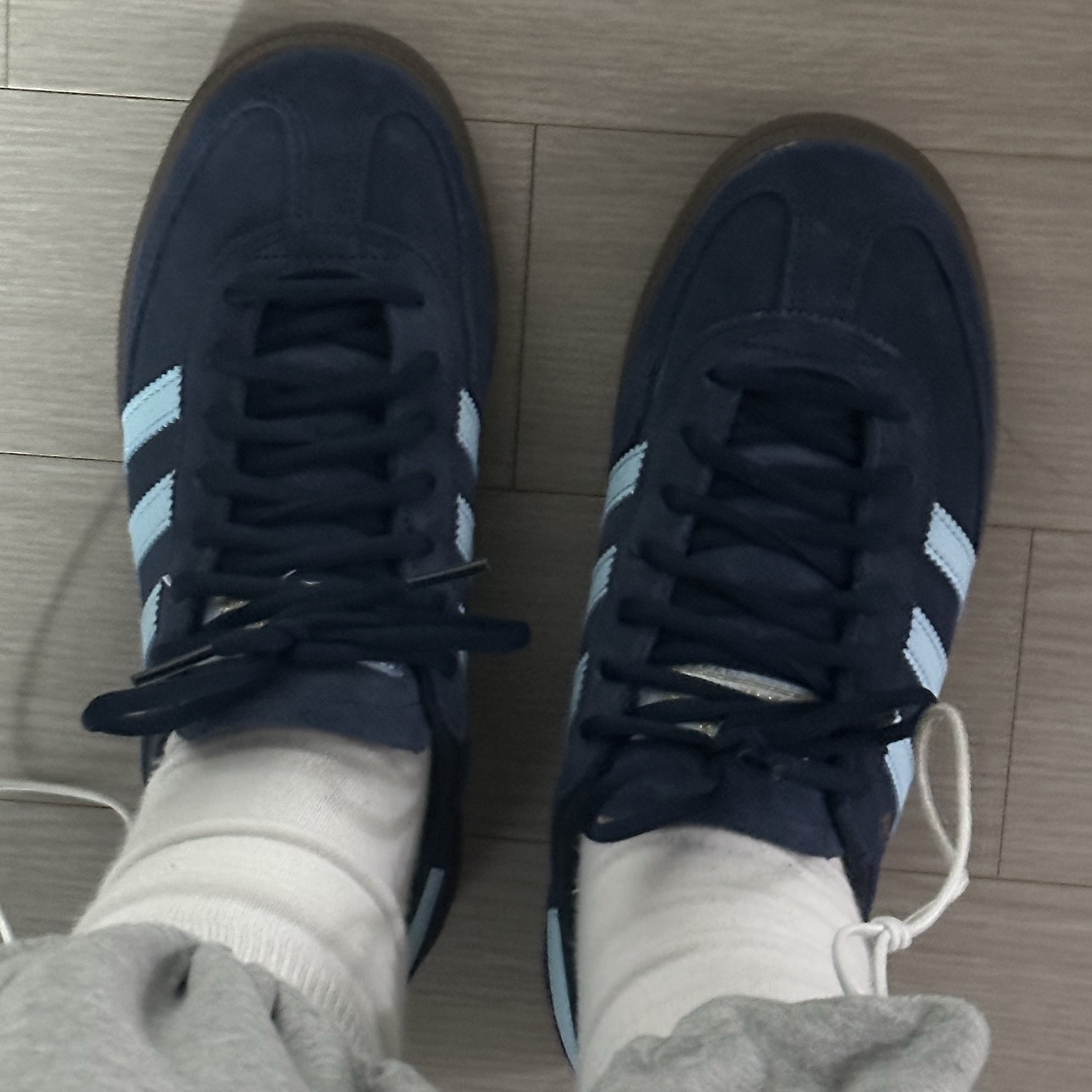 Adidas Spezial Handball Collegiate Navy 착용 스타일 - 3