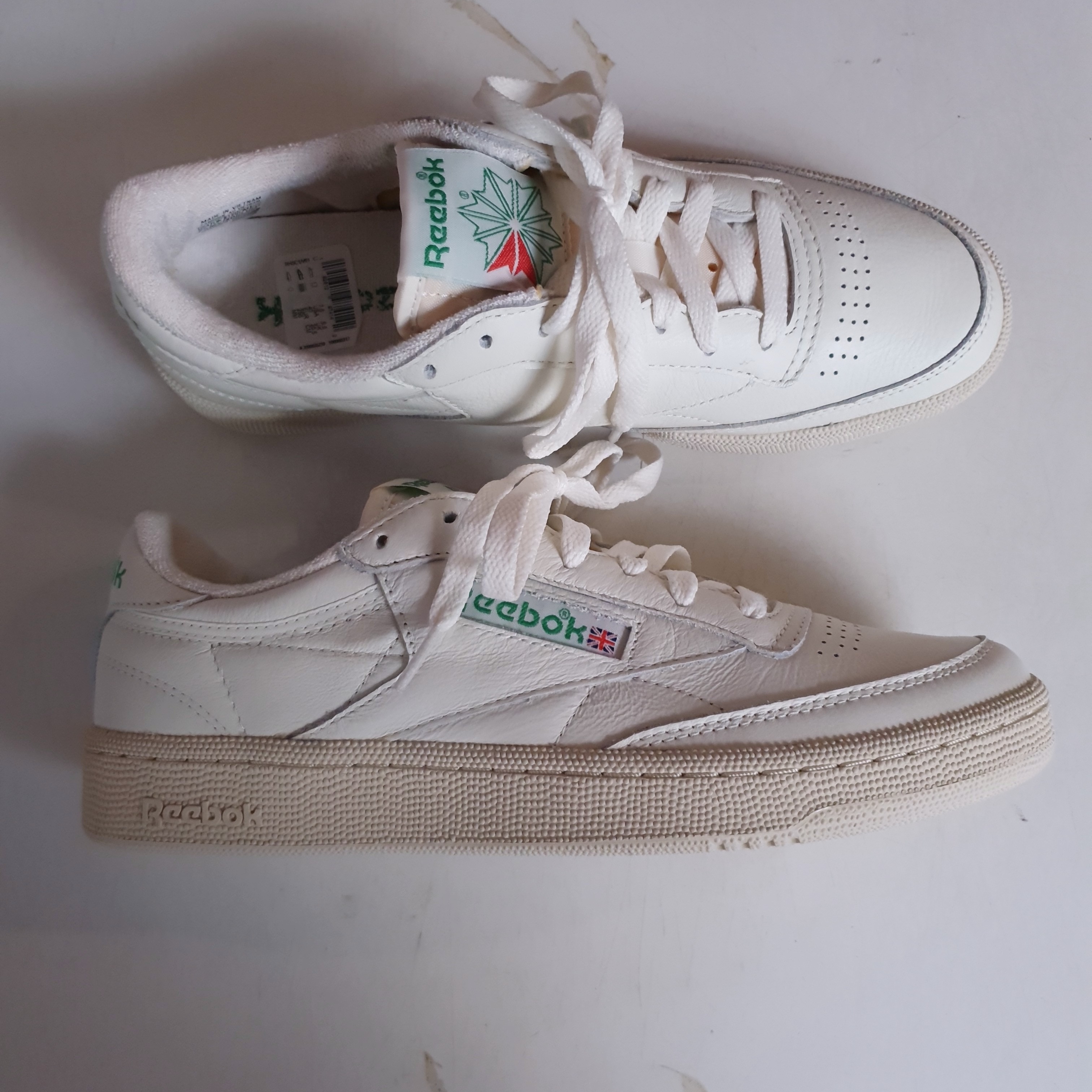 Reebok Club C 85 Vintage Cream 착용 스타일 - 2