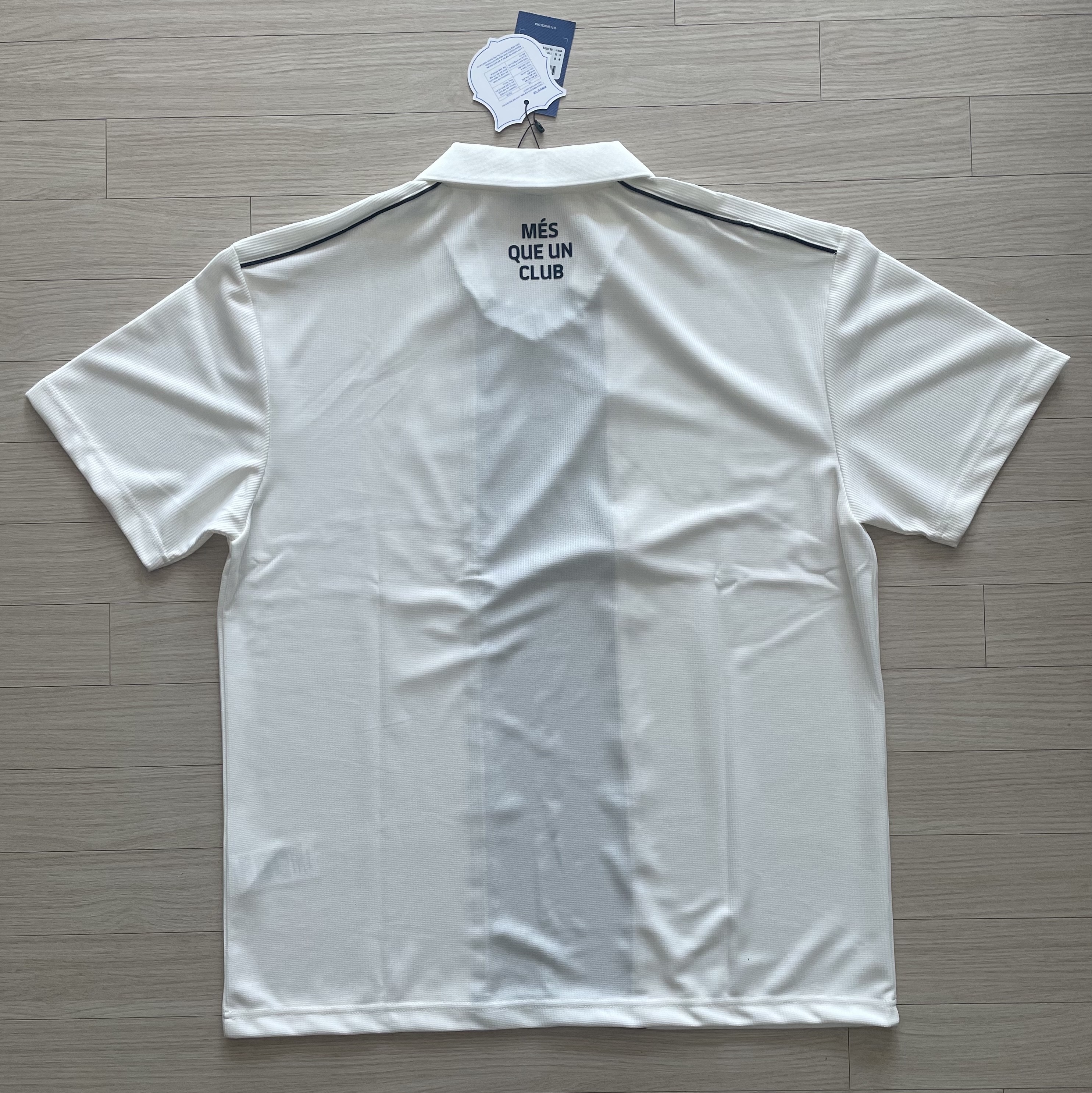 FC Barcelona Retro Short Sleeve Jersey Ivory 착용 스타일 - 2