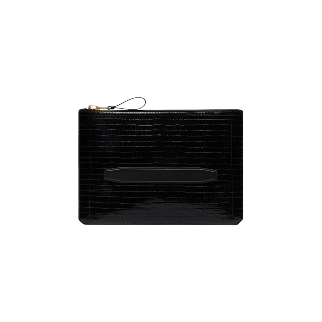 H0271-LCL301G-1N001 Tom Ford Buckley Crocodile Clutch Black