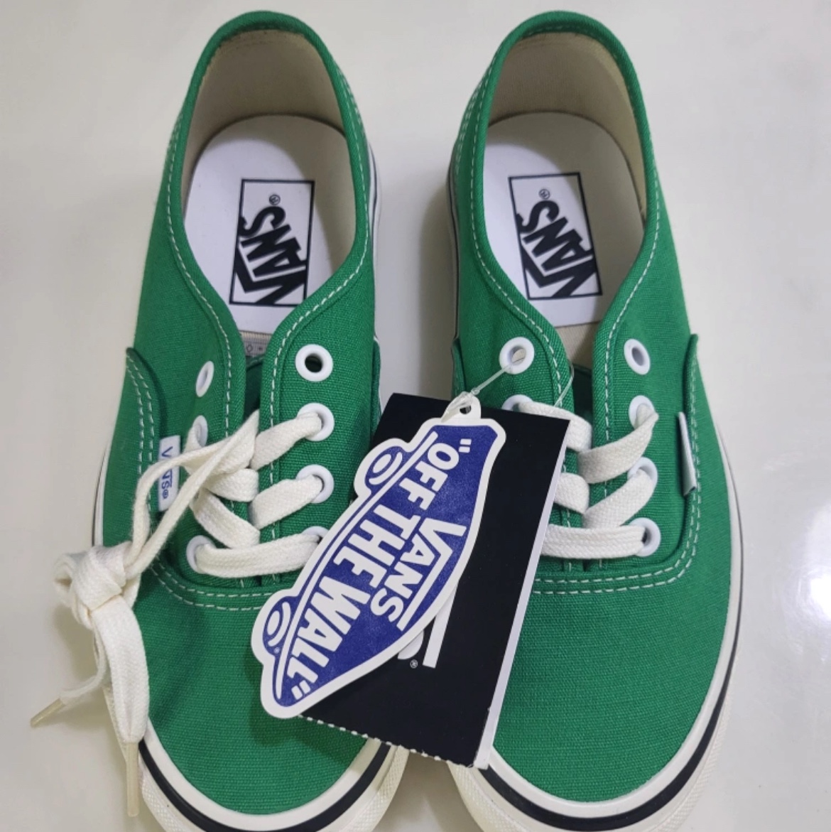 Vans Authentic 44 DX Anaheim Factory Emerald Green 착용 스타일