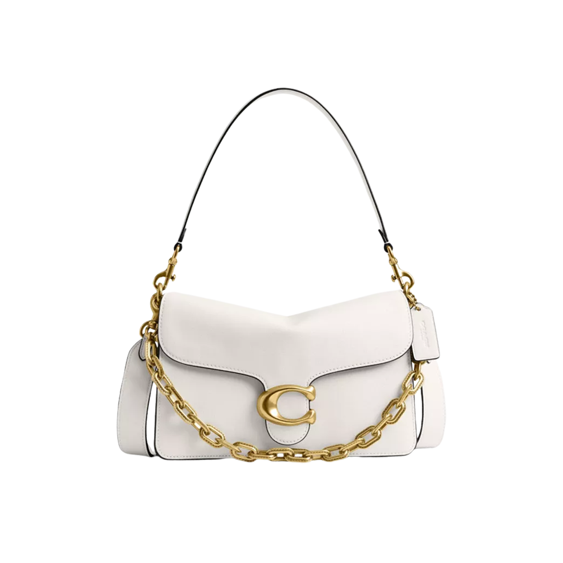 CY919-B4/HA Coach Chain Tabby Shoulder Bag Chalk