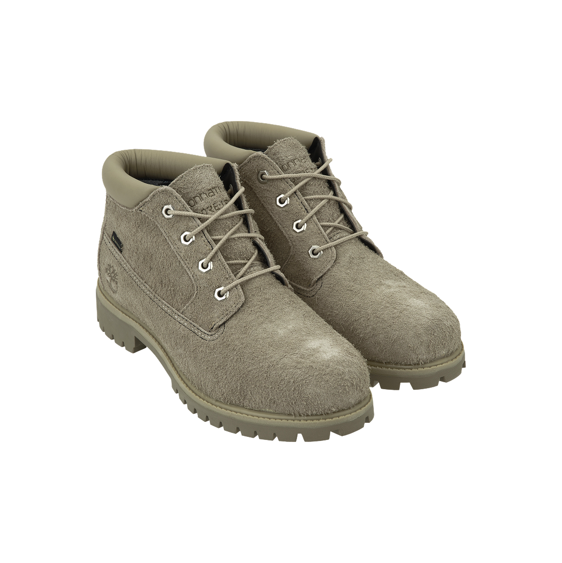 팀버랜드 x 논네이티브 미드 레이스 워터프루프 츄카 미디움 베이지 스웨이드 - 와이드(Timberland x Nonnative Mid Lace Waterproof Chukka Medium Beige Suede - Wide) - 4