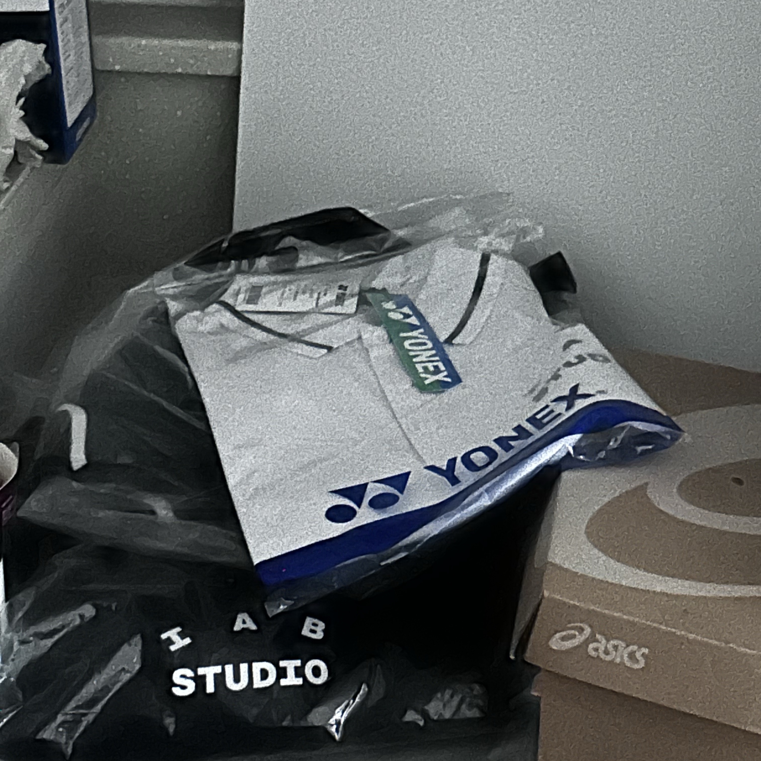 IAB Studio x Yonex Game Shirt White 착용 스타일
