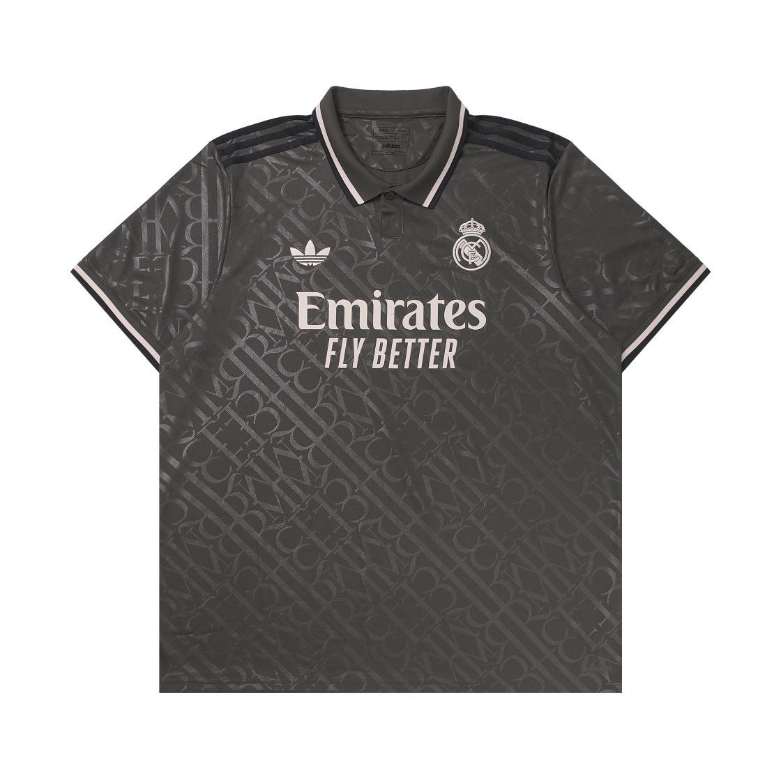 아디다스 레알 마드리드 2024/25 3rd 저지 차콜 - KR 사이즈 (논 마킹 버전)(Adidas Real Madrid 2024/25 3rd Jersey Charcoal - KR Sizing (Non Marking Ver.))