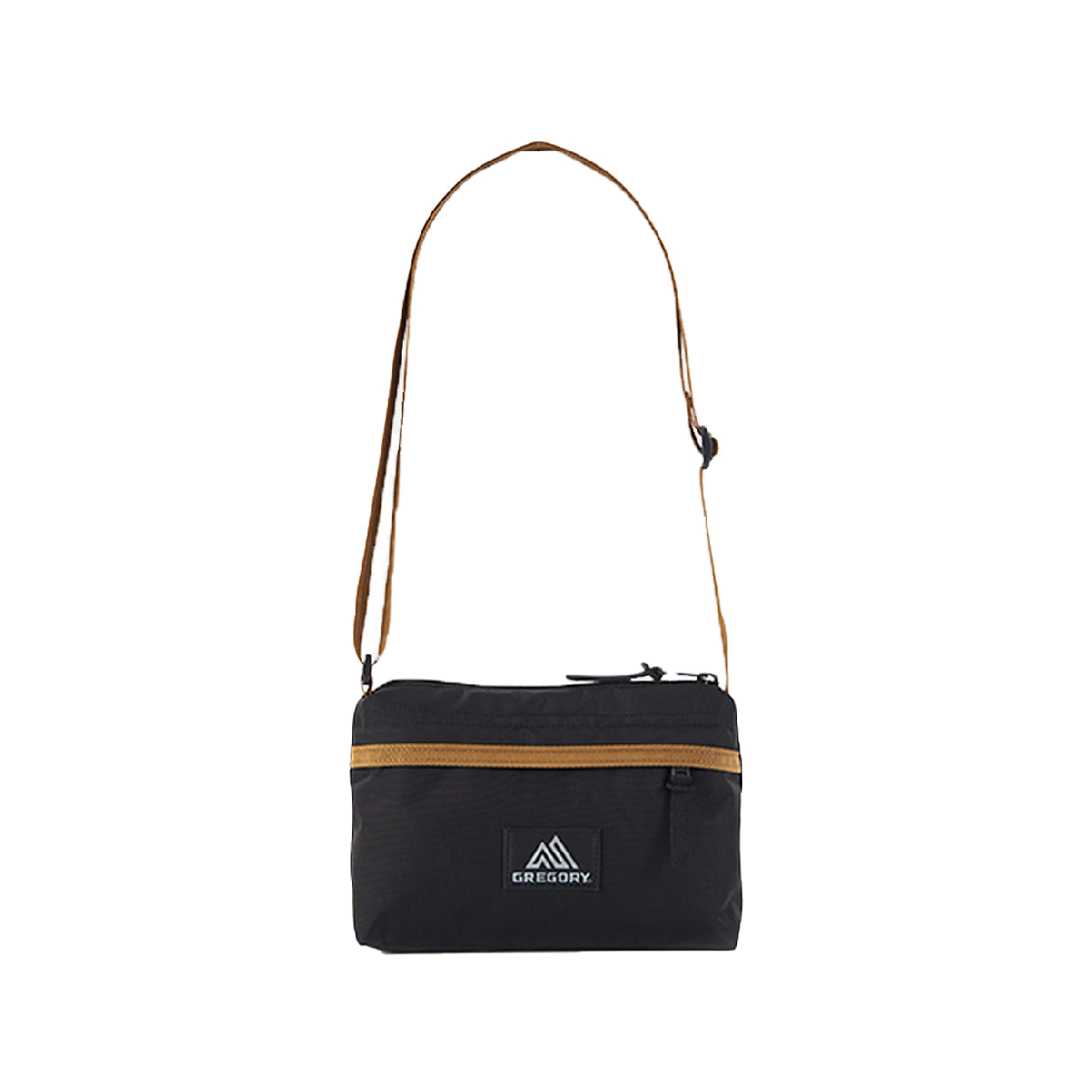 그레고리 엔벨롭 숄더백 블랙 브라운(GREGORY Envelope Shoulder Black Brown)