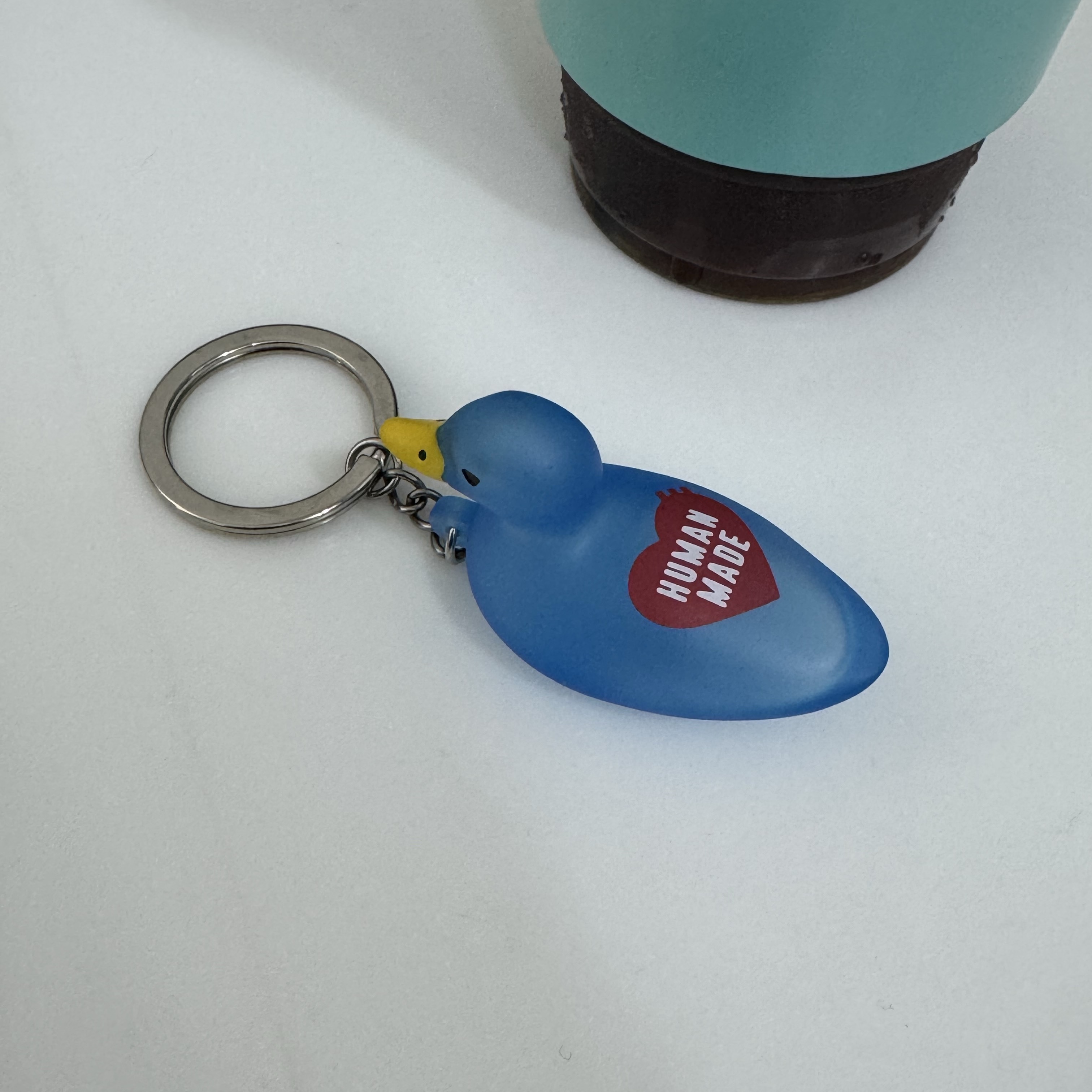 휴먼 메이드 덕 PVC 키 체인 블루 | Human Made | KREAM