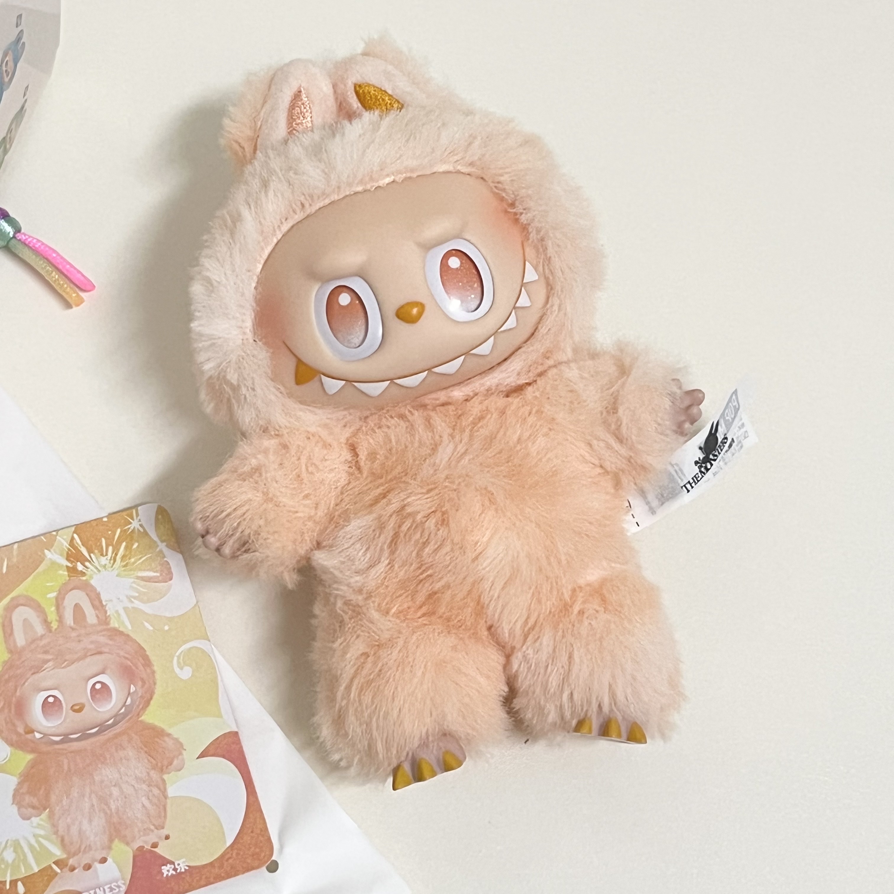 Pop Mart Labubu The Monsters Highlight Series Happiness Keyring (Opened Case) 착용 스타일 - 2
