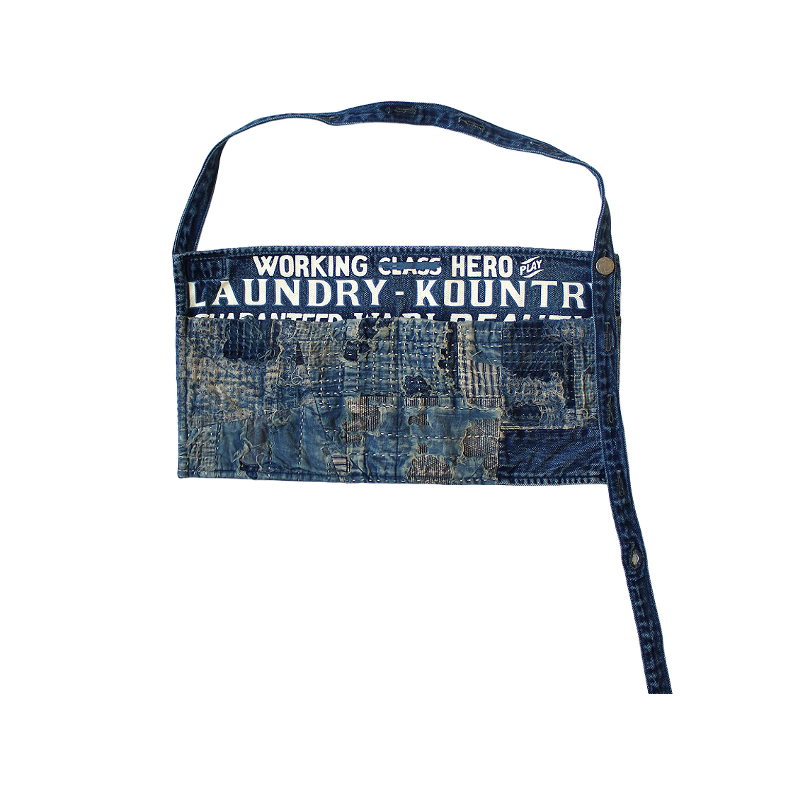 K2506XG549 Kapital Boro Ad Apron Indigo