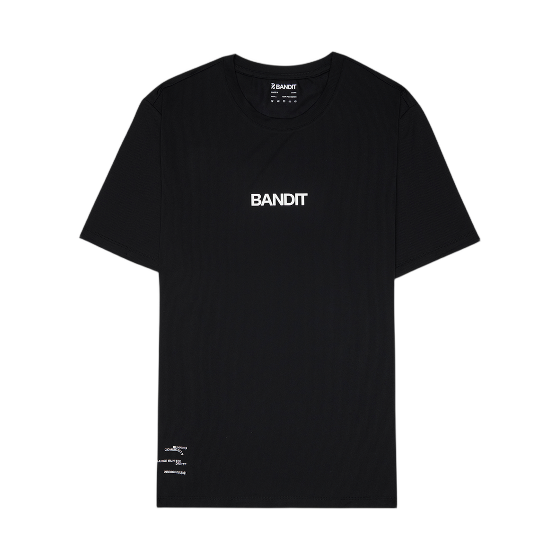 밴딧 러닝 퍼포먼스 트레이닝 티셔츠 블랙(Bandit Running Performance Training T-Shirt Black) - 1
