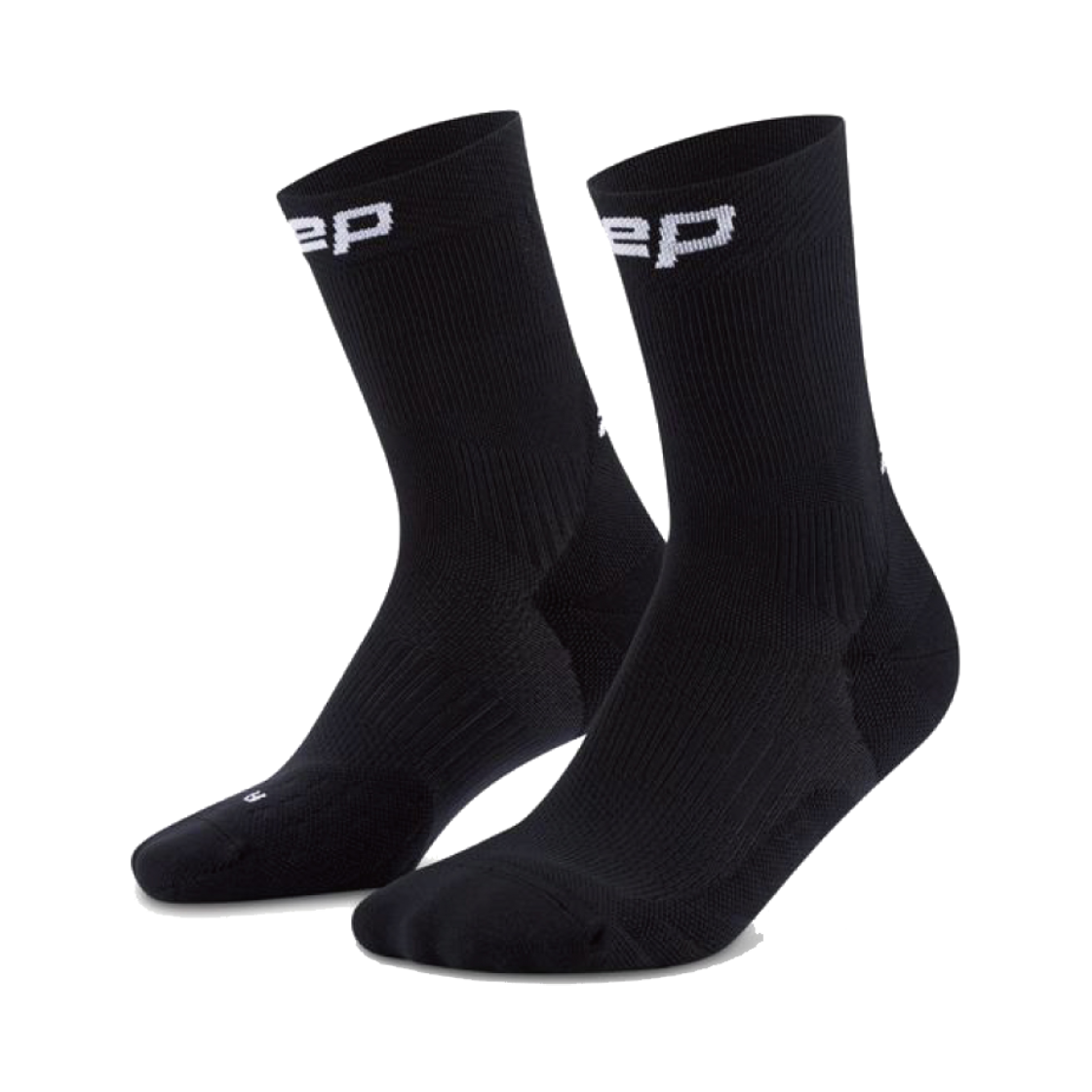 CEP 코어 런 미드컷 삭스 V5 블랙 여성용(CEP Core Run Mid Cut Socks V5 Black Women)