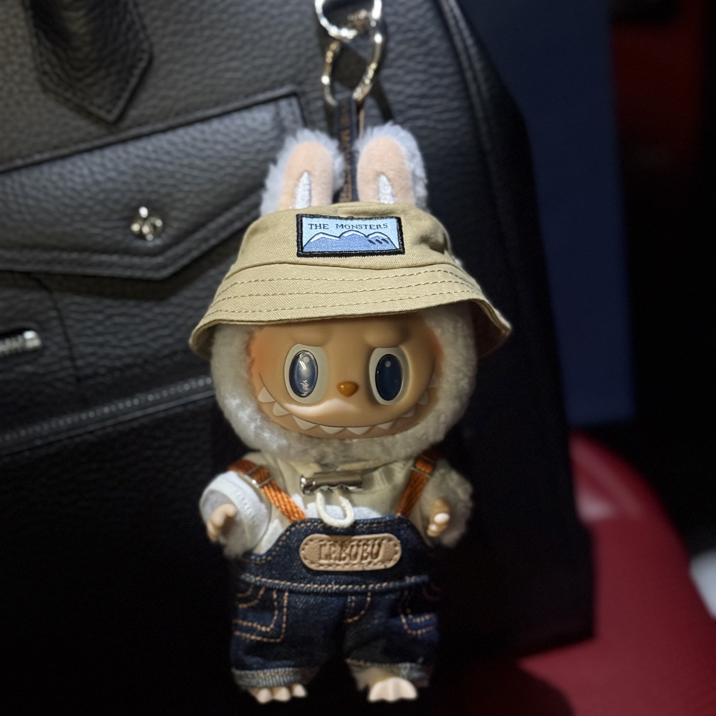 Pop Mart Fall In Wild Labubu Series Toy Keyring 착용 스타일