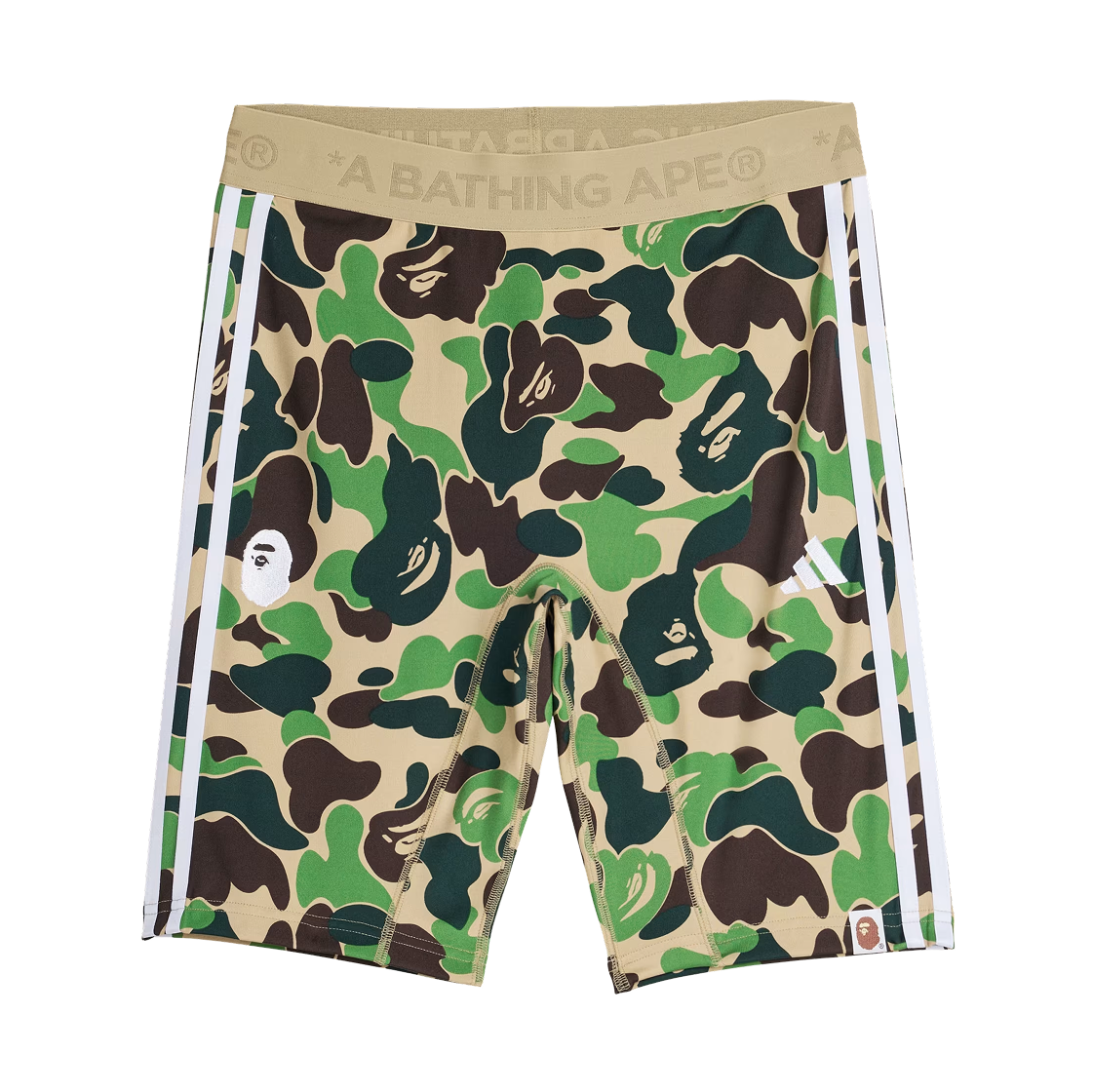 KB2206 Adidas x BAPE FB Tights Crew Green - KR Sizing