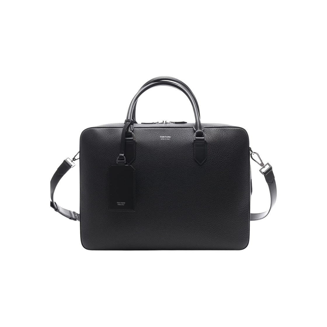 톰포드 로고 라지 브리프케이스 블랙(Tom Ford Logo Large Briefcase Black)