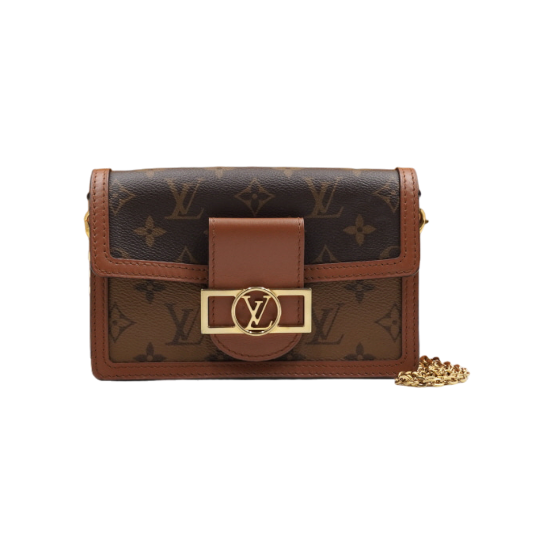 루이비통 M68746 모노그램 캔버스 도핀 체인 월릿 숄더백 겸 크로스백 aa53303