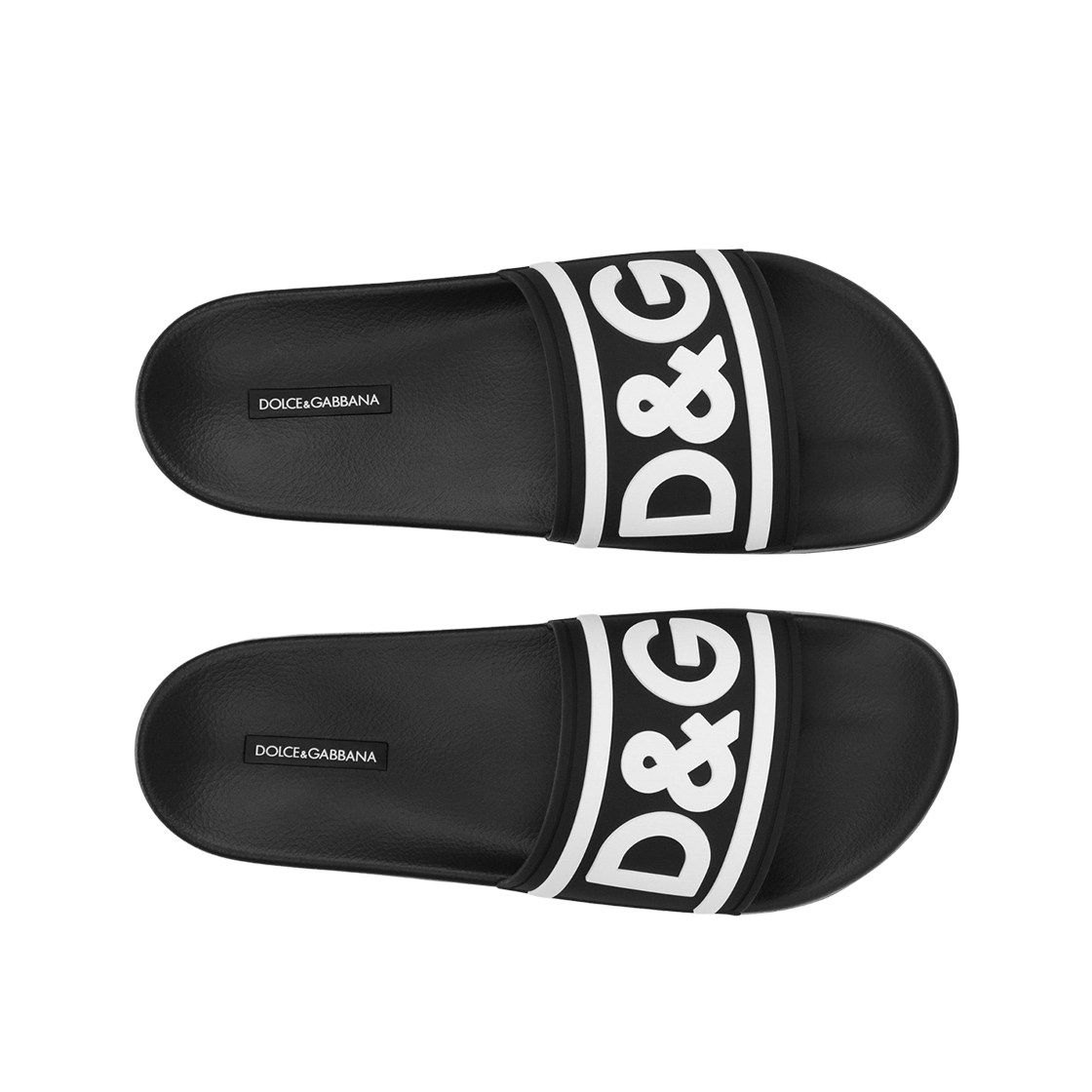 돌체 앤 가바나 DG 로고 비치웨어 슬라이더 샌들 멀티컬러(Dolce & Gabbana DG Logo Beachwear Slider Sandals Multicolor) - 2